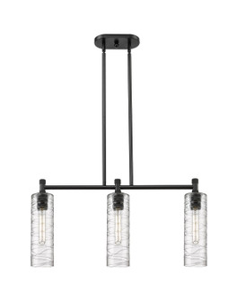 Downtown Urban LED Island Pendant in Matte Black (405|434-3I-BK-G434-12DE)