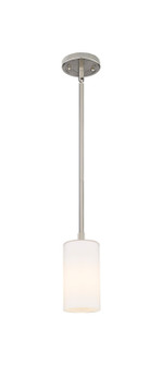 Downtown Urban LED Pendant in Satin Nickel (405|434-1S-SN-G434-7WH)