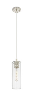 Downtown Urban LED Pendant in Polished Nickel (405|434-1P-PN-G434-12CL)