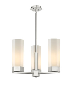 Downtown Urban LED Pendant in Satin Nickel (405|427-3CR-SN-G427-14WH)