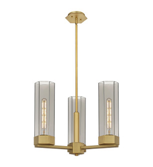 Downtown Urban LED Pendant in Brushed Brass (405|427-3CR-BB-G427-14SM)