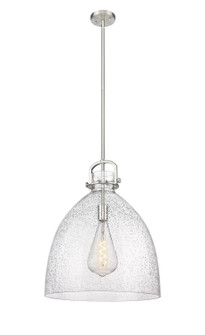 Downtown Urban One Light Pendant in Satin Nickel (405|410-1SL-SN-G412-18SDY)