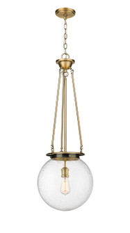 Essex One Light Pendant in Brushed Brass (405|221-1P-BB-G204-14)