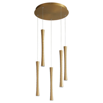 Sabre LED Pendant in Aged Brass (440|3-6005-40)