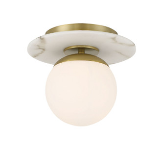 Orban One Light Semi Flush Mount in Soft Brass (7|1205-695)