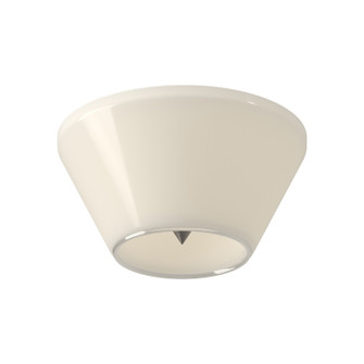 Holt LED Flush Mount in Brushed Nickel/Glossy Opal Glass (347|FM45707-BN/GO)