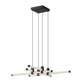 Blade LED Chandelier in Black (347|CH23534-BK)