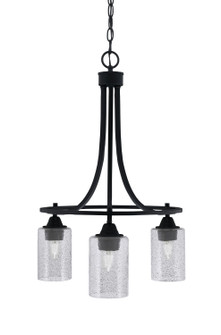 Paramount Three Light Chandelier in Matte Black (200|3413-MB-3002)