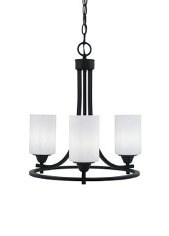 Paramount Three Light Chandelier in Matte Black (200|3403-MB-310)