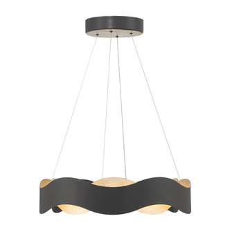 Vaughan LED Chandelier in Black and Nickel (40|31783-024)