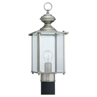 Jamestowne One Light Outdoor Post Lantern in Antique Brushed Nickel (1|8257-965)