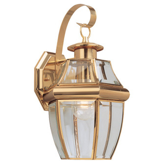 Lancaster One Light Outdoor Wall Lantern in Polished Brass (1|8067-02)