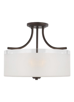 Norwood Three Light Semi-Flush Mount in Bronze (1|7739803EN3-710)