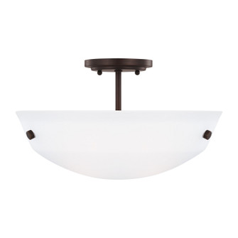 Kerrville Two Light Semi-Flush Convertible Pendant in Bronze (1|7715202-710)