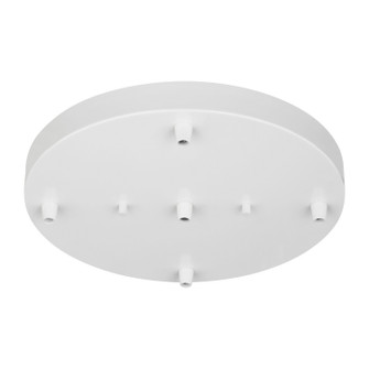 Multi-Port Canopy Five Light Cluster Canopy in White (1|7449405-15)