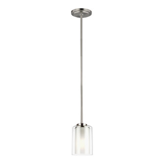 Elmwood Park One Light Mini-Pendant in Brushed Nickel (1|6137301EN3-962)