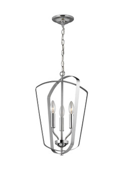 Romee Three Light Hall / Foyer Pendant in Chrome (1|5134903-05)