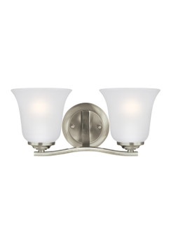 Emmons Two Light Wall / Bath in Brushed Nickel (1|4439002-962)