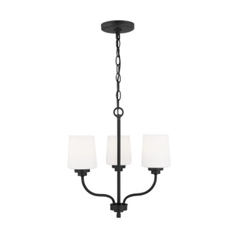 Windom Three Light Chandelier in Midnight Black (1|3102803EN3-112)