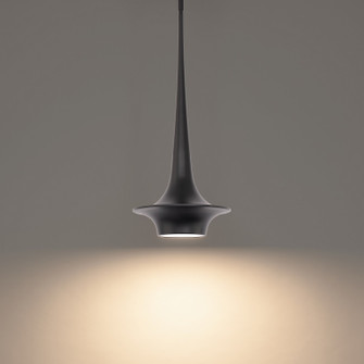 Hugo LED Mini Pendant in Black (281|PD-20324-BK)