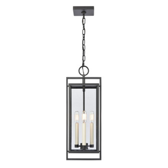 Gladwyn Three Light Outdoor Hanging Lantern in Matte Black (45|90004/3)