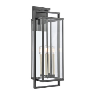 Gladwyn Four Light Outdoor Wall Sconce in Matte Black (45|90003/4)