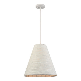 Sophie One Light Pendant in White Coral (45|52258/1)