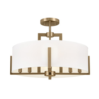 Malen Eight Light Semi Flush Mount in Champagne Bronze (12|52592CPZ)