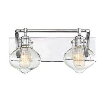 Allman Two Light Bath Bar in Polished Chrome (51|8-9400-2-11)