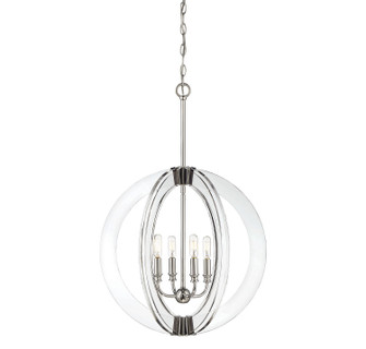 Epsilon Four Light Pendant in Polished Nickel (51|7-9161-4-109)