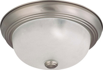 Close to Ceiling Brushed Nickel Two Light Flush Mount in Brushed Nickel (72|60/3311)