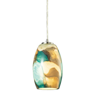 Surreal One Light Mini Pendant in Satin Nickel (45|31539/1CG)