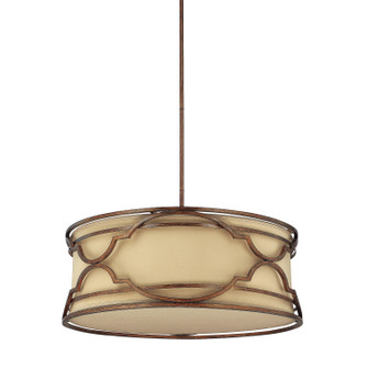 Luciana Four Light Pendant in Bronze With Gold Dust (65|4051BD-530)