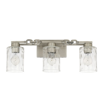 Wallace Three Light Vanity Fixture in Antique Nickel (65|127931AN-455)