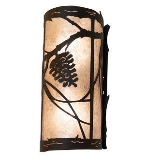 Whispering Pines Two Light Wall Sconce in Oil Rubbed Bronze (57|260256)