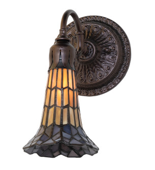 Stained Glass Pond Lily One Light Wall Sconce in Mahogany Bronze (57|251868)