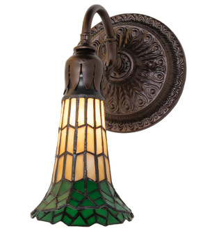 Stained Glass Pond Lily One Light Wall Sconce in Mahogany Bronze (57|251866)