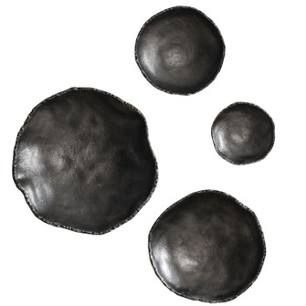 Lucky Coins Wall Decor, Set/4 in Antiqued Nickel (52|04344)