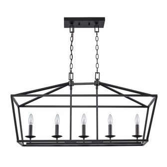 Lacey Five Light Chandelier (110|10263 BK)