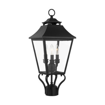 Galena Three Light Outdoor Post Lantern in Textured Black (454|OL14406TXB)