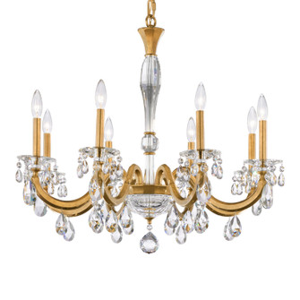 San Marco Eight Light Chandelier in French Gold (53|S8608N-26R)