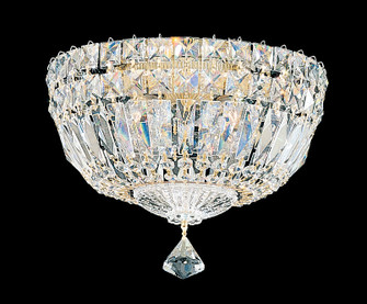 Petit Crystal Deluxe Four Light Flush Mount in Aurelia (53|5891-211R)