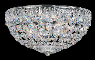 Petit Crystal Four Light Flush Mount in Silver (53|1560-40O)