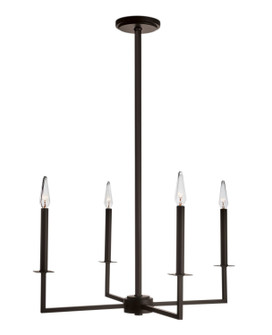 Ray Four Light Chandelier in Bronze (185|6520-BR-CA)