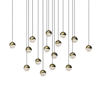 Grapes LED Pendant in Brass Finish (69|2923.14-SML)