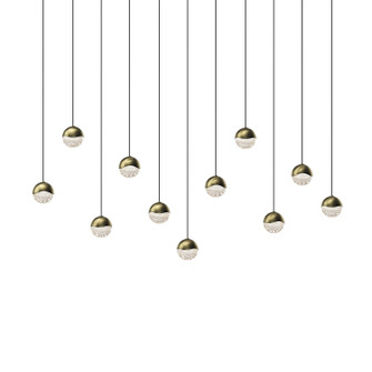 Grapes LED Pendant in Brass Finish (69|2922.14-SML)