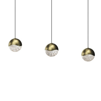 Grapes LED Pendant in Brass Finish (69|2920.14-MED)