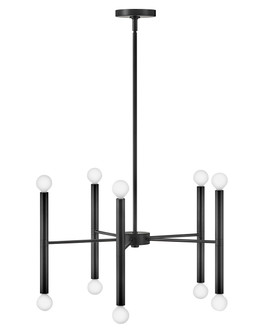 Millie LED Chandelier in Black (531|83198BK)