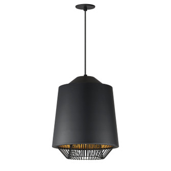 Phoenix LED Pendant in Black / Gold (86|E11392-BKGLD)