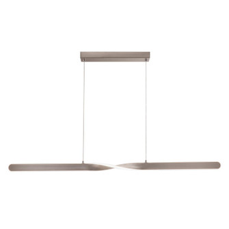 Twist LED Pendant in Satin Nickel (162|TWTP48L30D1SN)